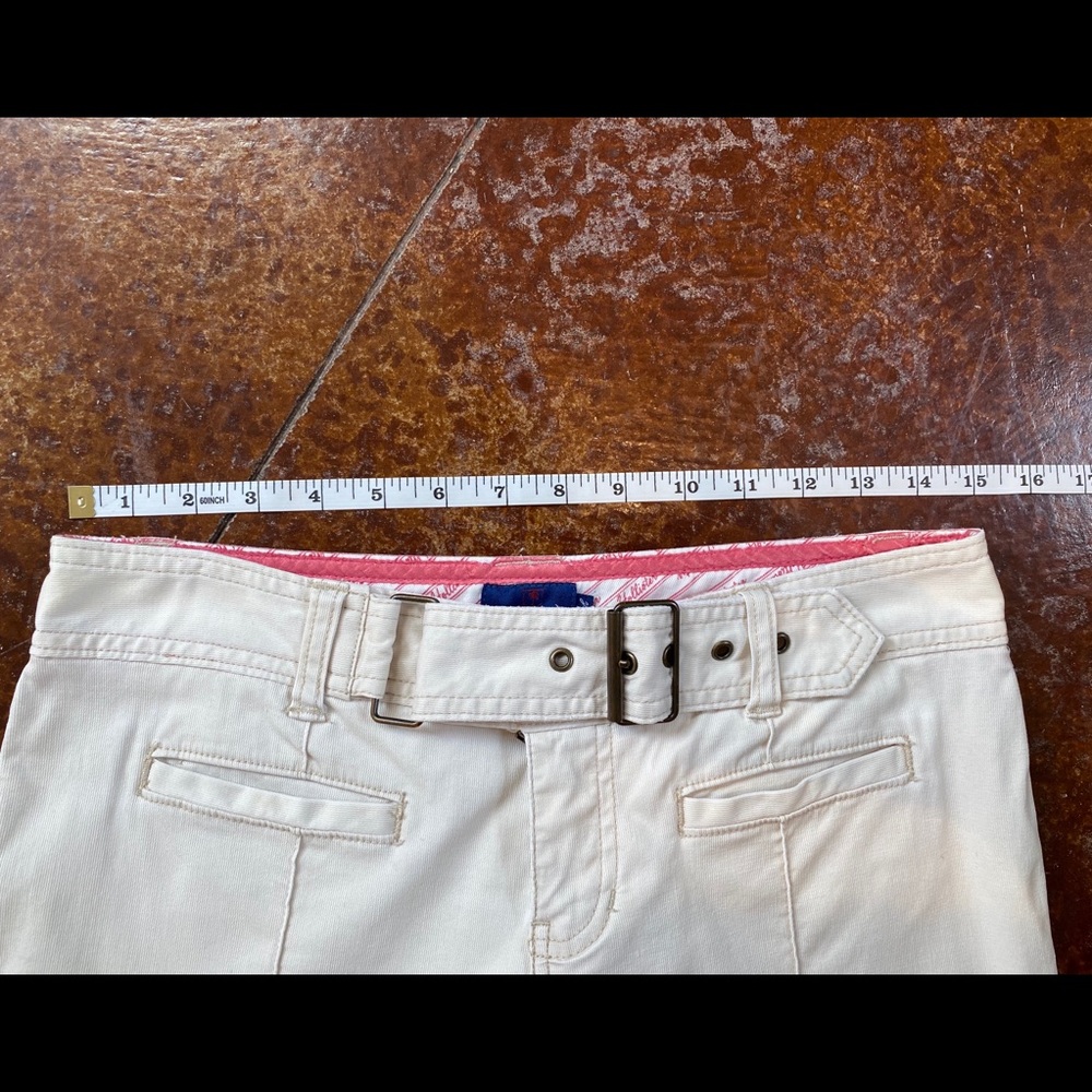 Hollister Wide-leg Cuffed Capris Off-white 5 - Picture 6 of 11